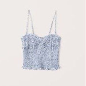 Faux Silk Smocked Cami + Midi Skirt Set – Abercrombie